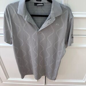 J.Lindeberg, Wynn Golf Club, Gray Men's Polo Shirt